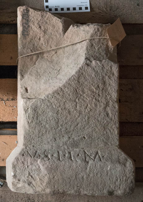 Fragmented altar with inscription from Gimmeldingen