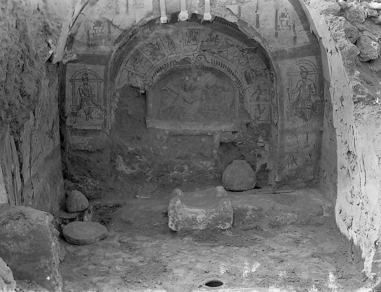 View of the main altar of Dura Europos