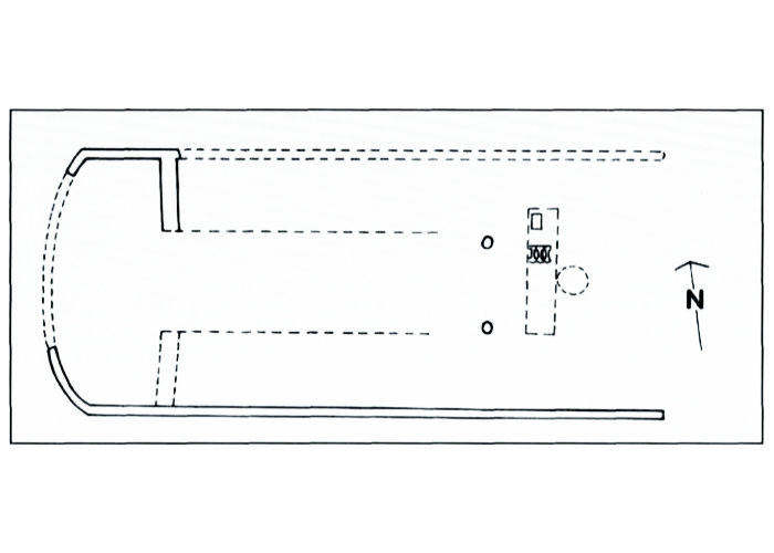 Plan of the Sárkeszi Mithraeum