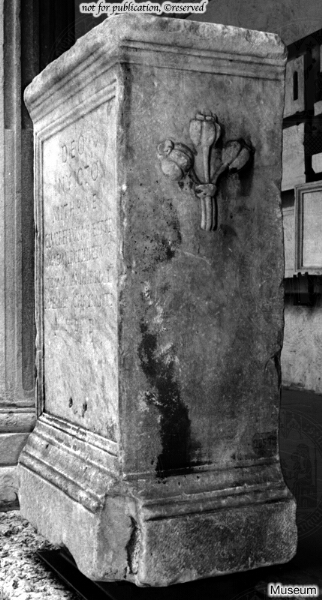 Altar of Mnester and Philetus, right