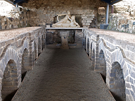 General view of the Vulci Mithraeum