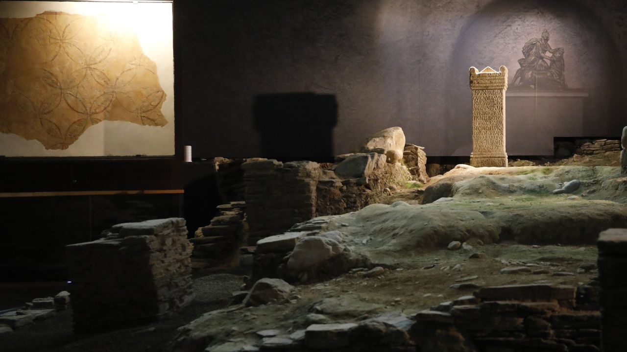 La domus del Mitreo es una de las joyas romanas que esconde Lugo. Oscar Cela