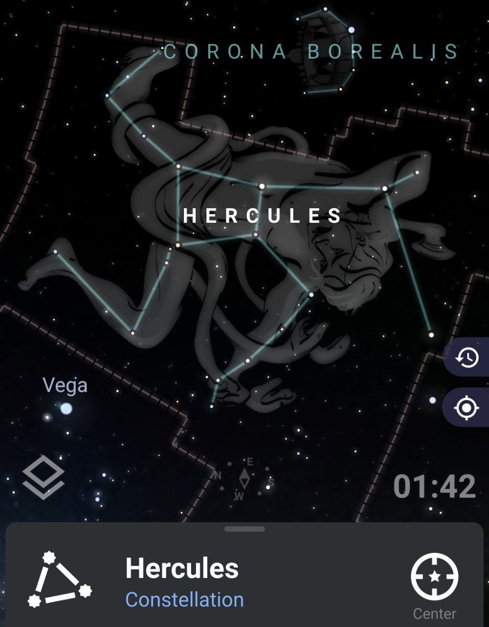 🔘 Hercules constellation:

There is a constellation named Hercules in the sky and the symbol above is a symbol of this constellation.