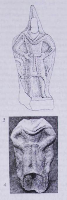 Clay figurine of Mithra (Mihr) from Artashat (Artaxata)

It is interesting to note the following details: the artifact’s resemblance to the specimen from Hoghmik, as well as the presence of a bull behind Mithra.

"...Thus, it can be assumed that not only were the myths of the Great Mother and the dying-and-rising gods built upon a shared conceptual framework, but their iconography was also similar. Attis, Ara, Mihr, and Eros are depicted as extraordinarily beautiful and are associated with vegetation. Like Attis and Adonis, Ara dies from a fatal blow. The cult of Attis and Adonis bears a resemblance to the cult of the Armenian figure Ara the Beautiful. Attis has been depicted in various compositions—merged with other deities, winged, performing a sacred dance, playing the reed pipe, and so forth. The statuettes of Attis discovered in Armenia are winged, indicating a fusion with Eros; he was also identified with Mihr, Men, and other deities. Terracotta figurines from the Hellenistic period, depicting Attis in his characteristic attire and with the wings of Eros, have been discovered in Myrina (Asia Minor) and in regions along the northern Black Sea coast. Literary sources from the Late Antique period attest that reed pipes were also played during the rituals of Cybele and Attis and their associated deities. Attis was also a shepherd; figurines depicting him playing the reed pipe—both with and without a shepherd’s crook—are known to exist." (p.200-201)

"The aforementioned clay figurines discovered in Armenia enrich our understanding of the material and spiritual culture of the ancient period. We hope that future excavations will yield significant new material regarding Armenian pagan mythology—specifically the worship of Anahit and Mihr—and provide an opportunity to reinterpret various issues related to these cults."

Source:
ZHORES KHACHATRYAN - THE ICONOGRAPHY OF CLAY FIGURINES [ref:6aa51835e3f17]